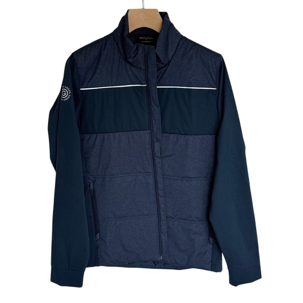 Galvin Green Navy Golf Jacket Full Zip Windproof Performance S